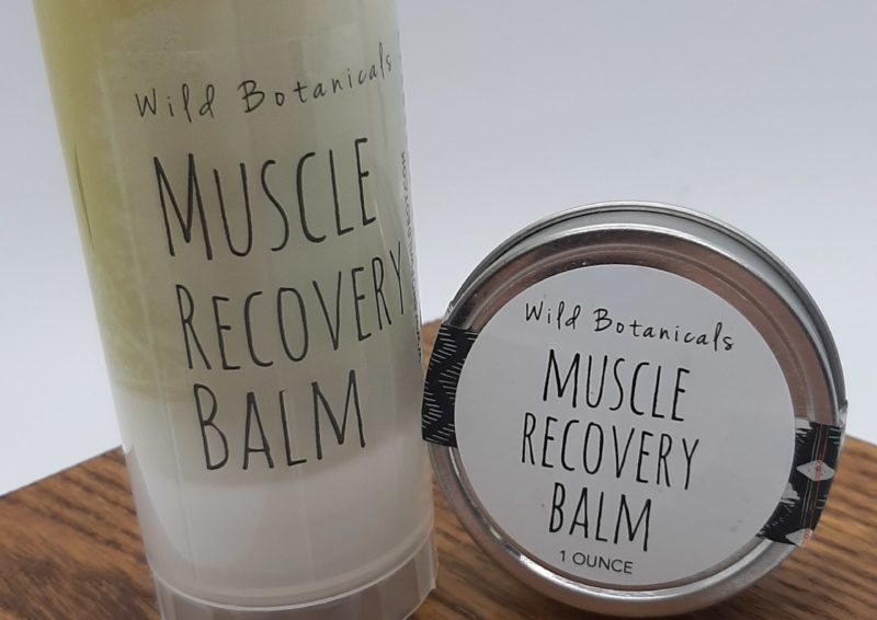 Wild Botanicals muscle recovery balm
