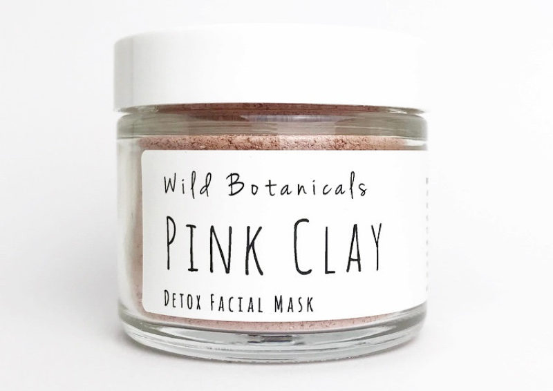 Wild Botanicals pink clay facial mask