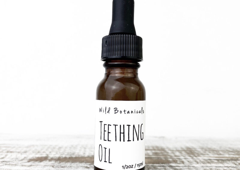 Wild Botanicals teething oil