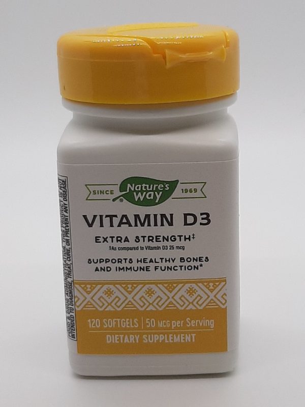 Nature's way vitamin d extra strength softgel